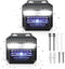 Solar Powered Bug Zapper Electric Mosquito Killer Fly Trap Insect Catcher